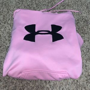 Under armor pretty pink hoodie